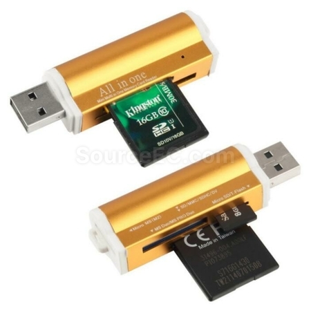 禮品訂造鋁合金讀卡器USB2.0紀念品