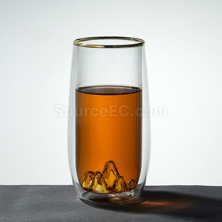 禮品訂造雙層玻璃杯紀念品