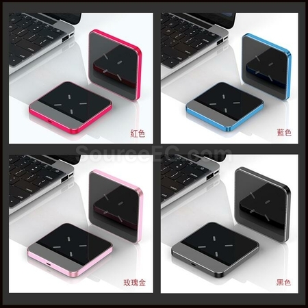 禮品訂造超薄金屬桌面無線充紀念品