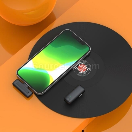 禮品訂造迷你無線一拖二雙手機錄音領夾話筒紀念品