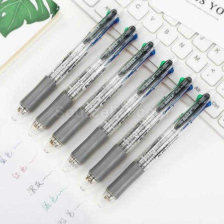 禮品訂造多功能4色原子筆+自動鉛筆紀念品
