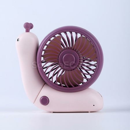 禮品訂造蝸牛USB充電便攜小風扇紀念品