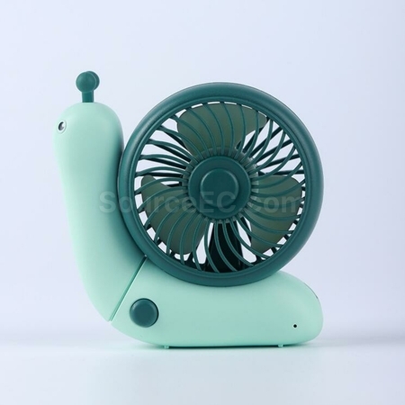 禮品訂造蝸牛USB充電便攜小風扇紀念品