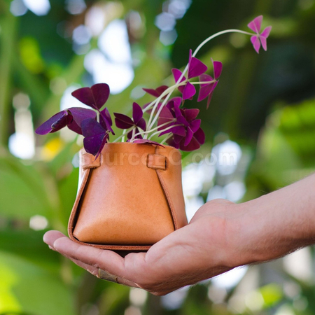 禮品訂造PU皮花籃紀念品