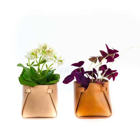 禮品訂造PU皮花籃紀念品