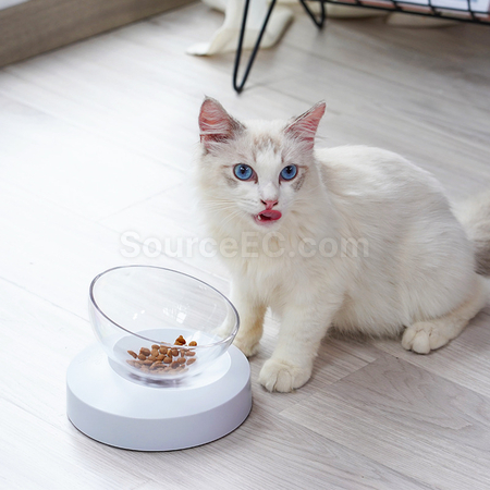 禮品訂造20°角可調節貓碗紀念品