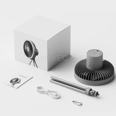 禮品訂造USB充電露營便攜小吊扇燈紀念品