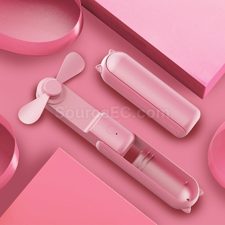 禮品訂造USB手持坐臺小風扇紀念品