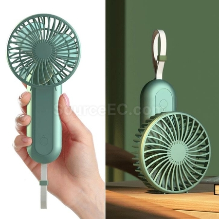 禮品訂造旅行USB充電寶掛繩便攜小風扇紀念品