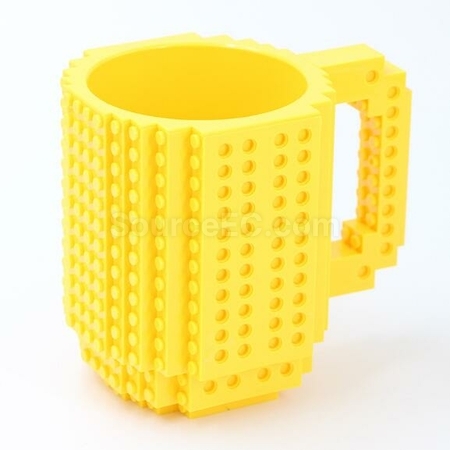 禮品訂造DIY組裝咖啡積木陶瓷杯紀念品