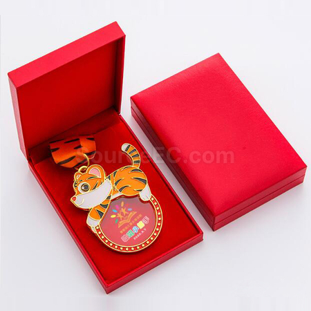 禮品訂造虎年金屬獎牌紀念品