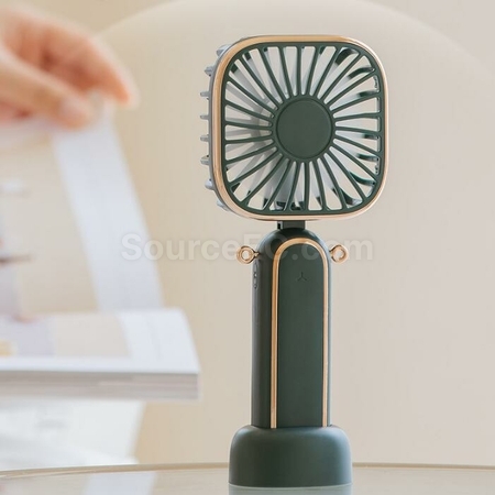 禮品訂造USB便攜充電式手持掛脖桌面風扇紀念品