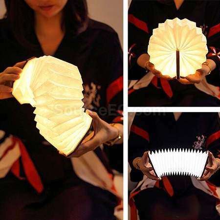 禮品訂造充電木質風琴LED燈紀念品