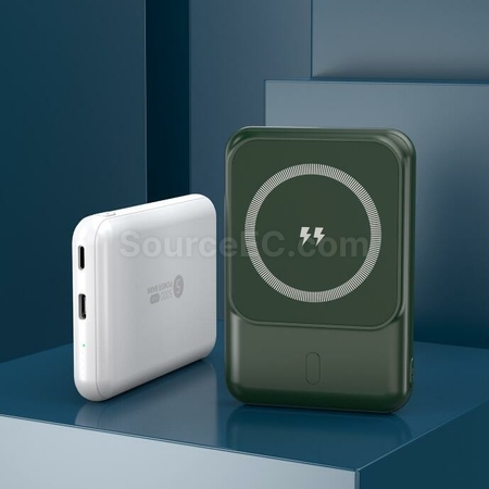 禮品訂造無線充帶支架移動電源紀念品