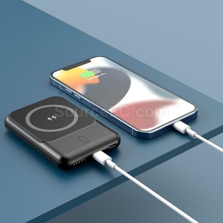 禮品訂造無線充帶支架移動電源紀念品