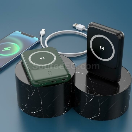 禮品訂造無線充帶支架移動電源紀念品