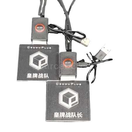 禮品訂造亞克力發光工作牌紀念品