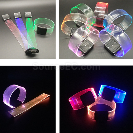 禮品訂造LED磁吸發光手環紀念品