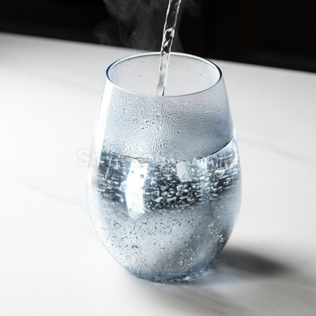 禮品訂造漸變星空蛋型玻璃杯紀念品