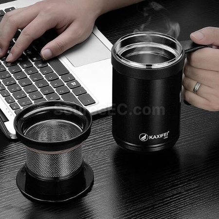 禮品訂造帶茶隔保溫杯紀念品