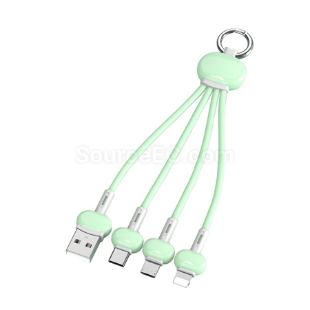 禮品訂造匙扣三合一充電線紀念品