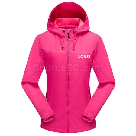 禮品訂造登山防風防雨連帽衝鋒衣紀念品