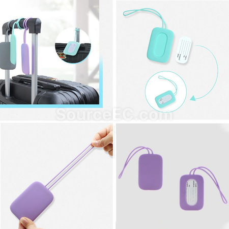 禮品訂造矽膠行李牌紀念品