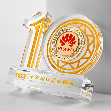 禮品訂造週年慶水晶座紀念品
