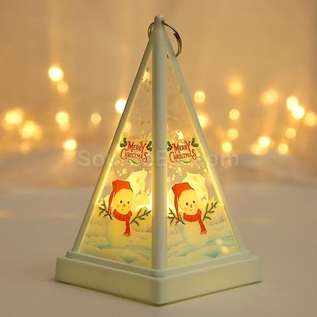 禮品訂造聖誕節裝飾品手提小夜燈紀念品
