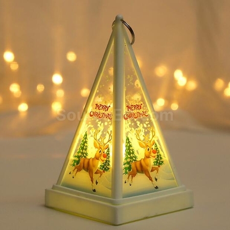 禮品訂造聖誕節裝飾品手提小夜燈紀念品