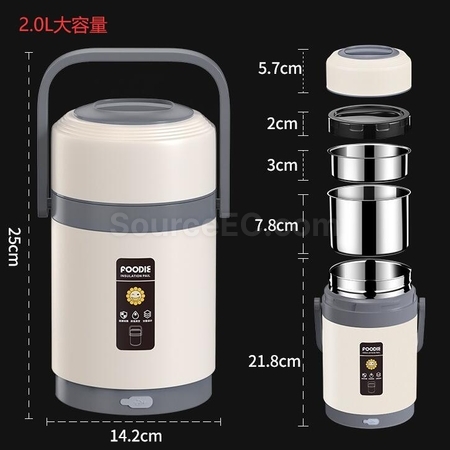禮品訂造USB加熱304不銹鋼手提保溫壺紀念品