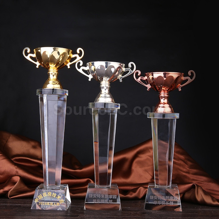 禮品訂造水晶金屬獎盃紀念品