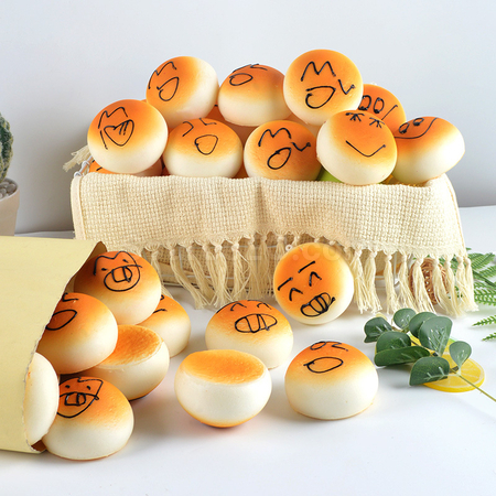 禮品訂造PU減壓饅頭紀念品