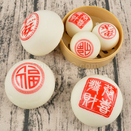禮品訂造PU減壓饅頭紀念品