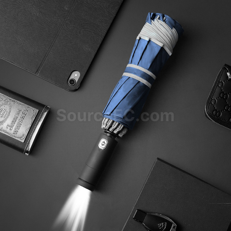 禮品訂造LED燈光反向自動傘紀念品