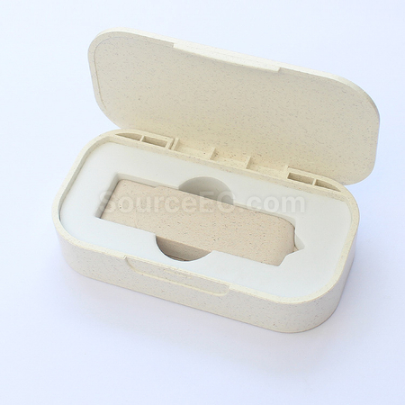 禮品訂造環保麥秸稈USB紀念品