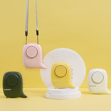禮品訂造恐龍掛脖小風扇紀念品
