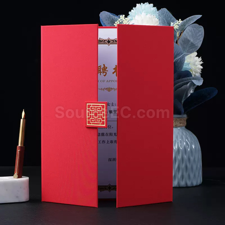 禮品訂造A4證書套紀念品