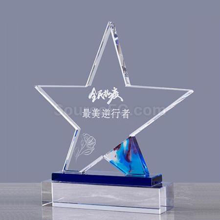 禮品訂造水晶獎座紀念品