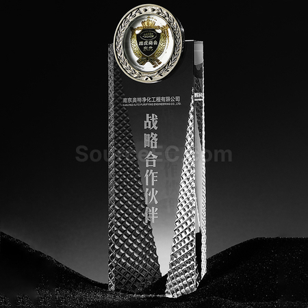 禮品訂造金屬水晶獎盃紀念品