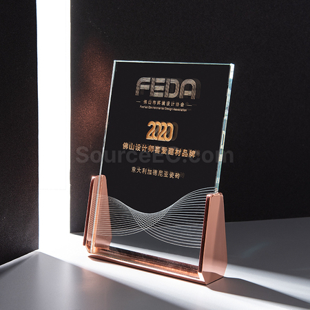 禮品訂造皇冠水晶獎座紀念品
