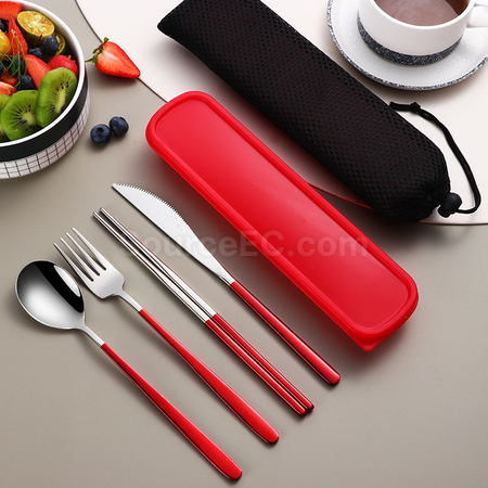 禮品訂造不鏽鋼便攜餐具紀念品