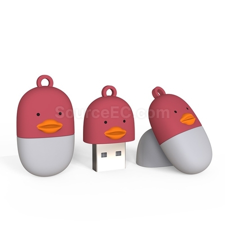 禮品訂造可愛造型兩用USB手指紀念品