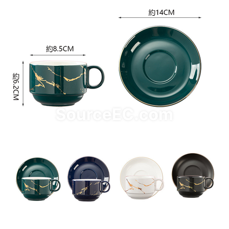 禮品訂造陶瓷咖啡杯套裝紀念品
