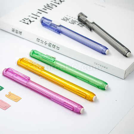 禮品訂造推拉式筆形自動橡皮擦紀念品