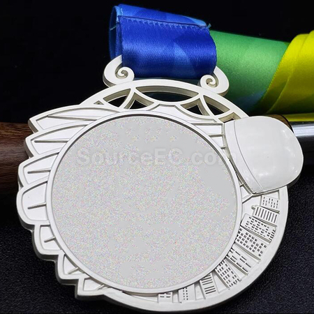 禮品訂造羽毛球金屬獎牌紀念品