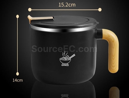 禮品訂造不鏽鋼萌趣泡麵碗紀念品