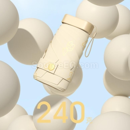 禮品訂造卡片迷你便攜扁平睛雨傘紀念品