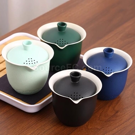 禮品訂造功夫茶一壺三杯旅行戶外便攜套裝紀念品