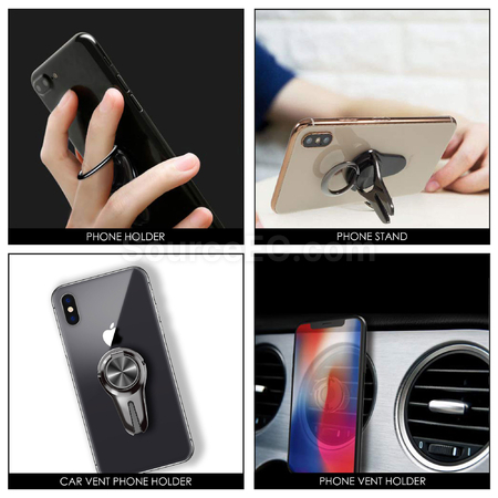 禮品訂造汽車出風口手機支架環紀念品